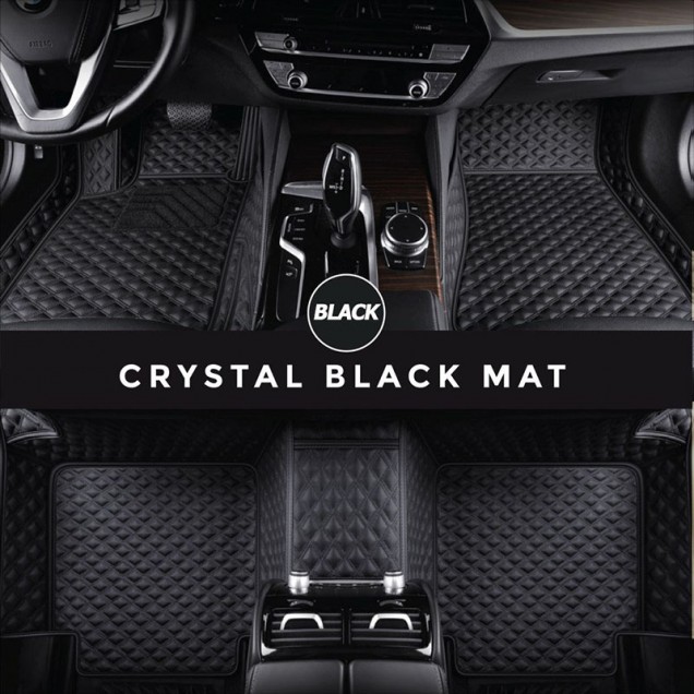 Black Crystal Elite Luxury Hybrid Car Floor Mats Websites