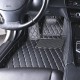 Black and Beige Stitching Luxury Leather Diamond Car Floor Mats Websites Black and Beige Stitching Luxury Leather Diamond Car Floor Mats Websites