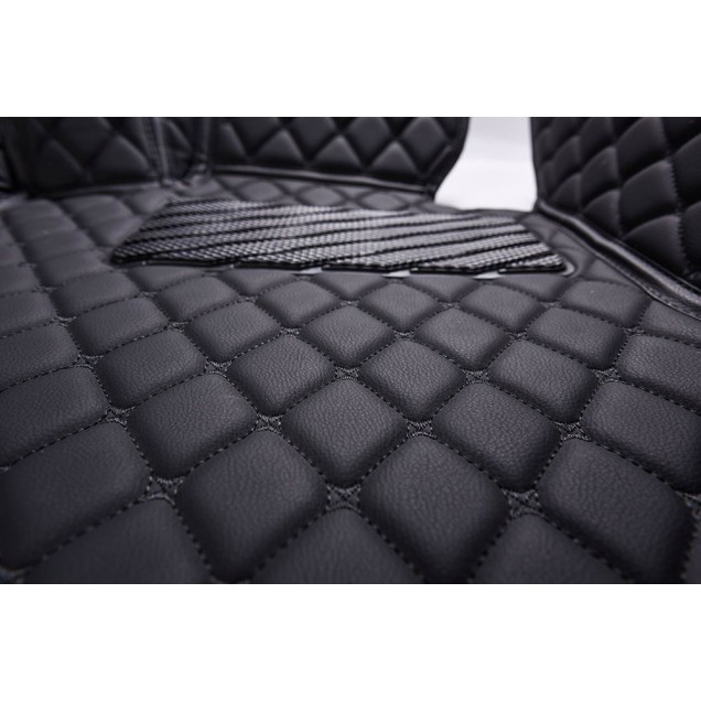 Black and Black Stitching Luxury Leather Diamond Car Mats Websites Black and Black Stitching Luxury Leather Diamond Car Mats Websites