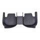 Black and Blue Stitching Luxury Leather Diamond Car Floor Mats Websites