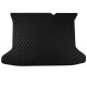 Black and Black Stitching Luxury Leather Diamond Trunk Base Mats Websites
