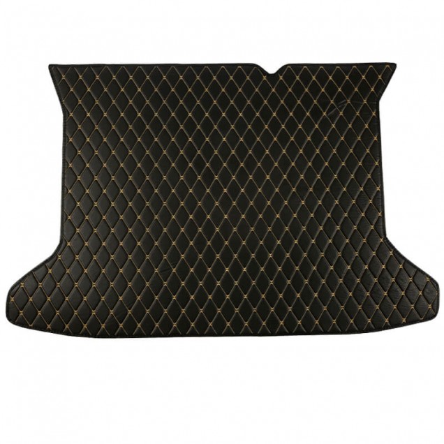 Black and Yellow Stitching Luxury Leather Diamond Trunk Base Mats Websites Black and Yellow Stitching Luxury Leather Diamond Trunk Base Mats Websites