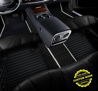 White Hybrid Line Series Premium Car Floor Mats Websites