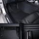 Black Luxury Leather Stripe Car Floor Mats Websites