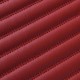 Maroon Luxury Leather Stripe Car Floor Mats Websites