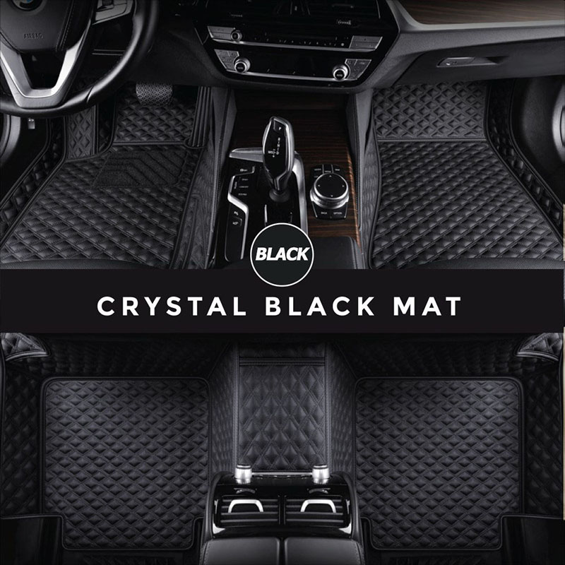 Black Crystal Elite Luxury Hybrid Car Mats Websites
